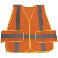 1289-O Mesh Class 2 Orange Reflective Safety Vest